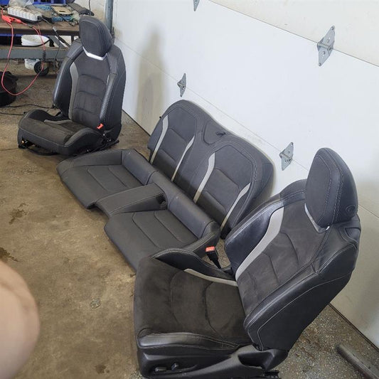 2018 CAMARO SS 1LE RECARO SEATS FRONT REAR SUEDE 24229 - image 2