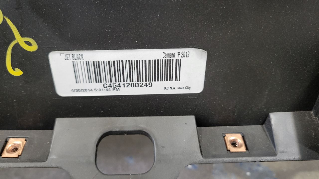 2014 CAMARO DASH PANEL WITH RH INFLATOR 28419 - image 15