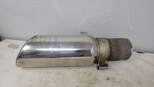 2018 SILVRDO15 OEM CHROME EXHAUST TIP 3" INLET 30607 - image 2