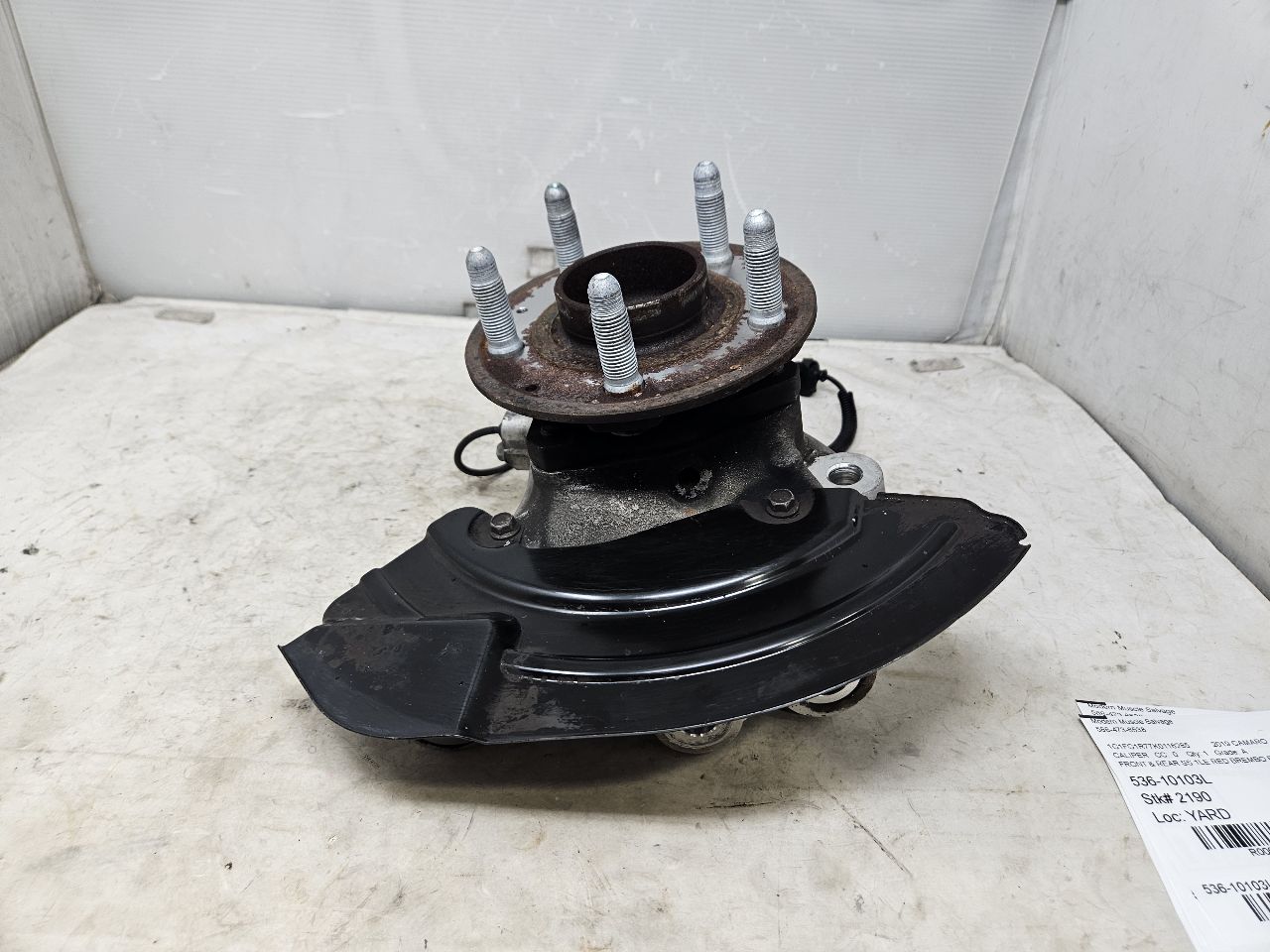 2019 CAMARO LH DRIVER FRONT SPINDLE W/HUB 28K 30745 - image 10