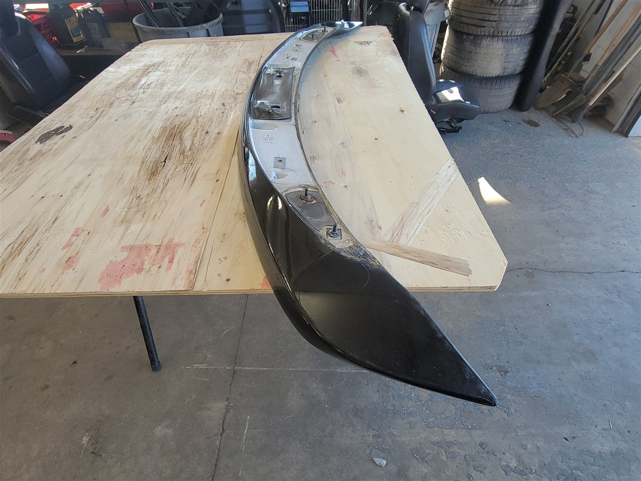 2014 CAMARO OEM GM ZL1 REAR SPOILER BLACK 33473 - image 17