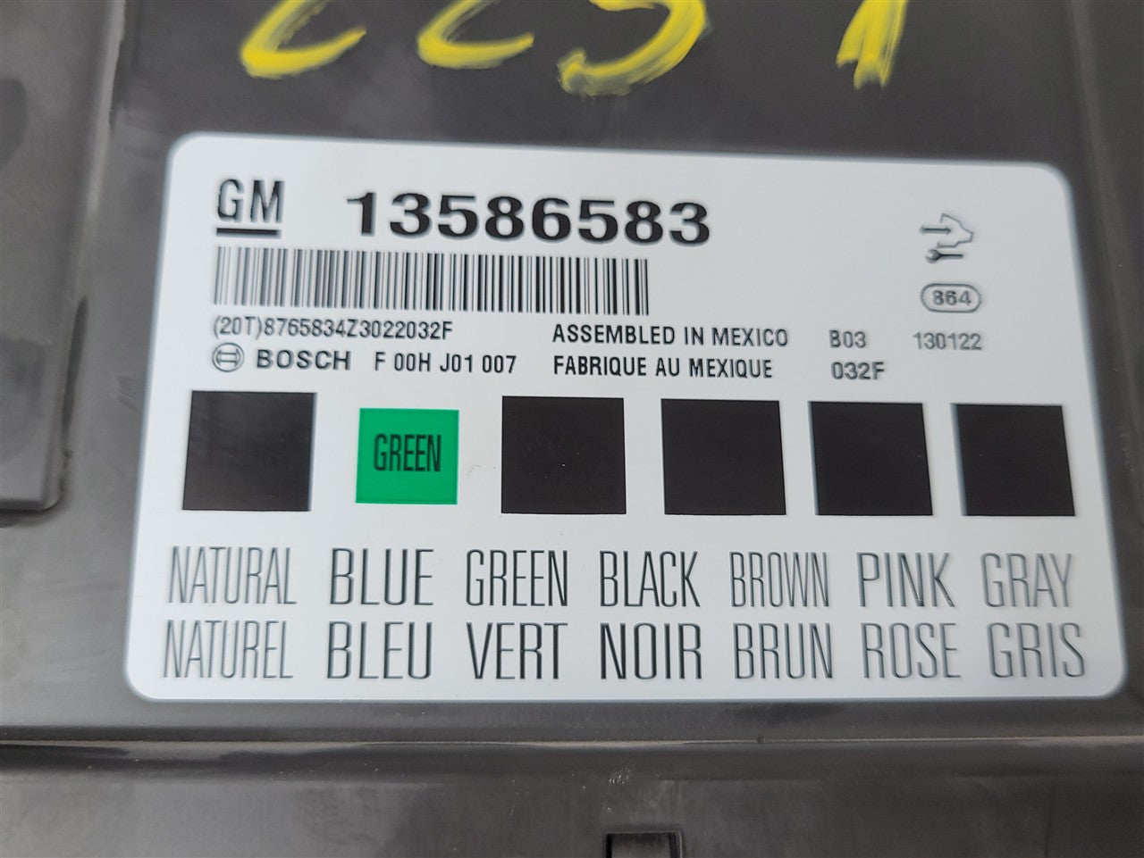 2013 CAMARO BCM BODY CONTROL MODULE 13586583 33804 - image 8