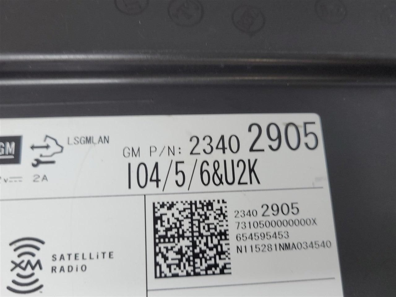 2016 CAMARO 23402905 RADIO MODULE IO6 34155 - image 9