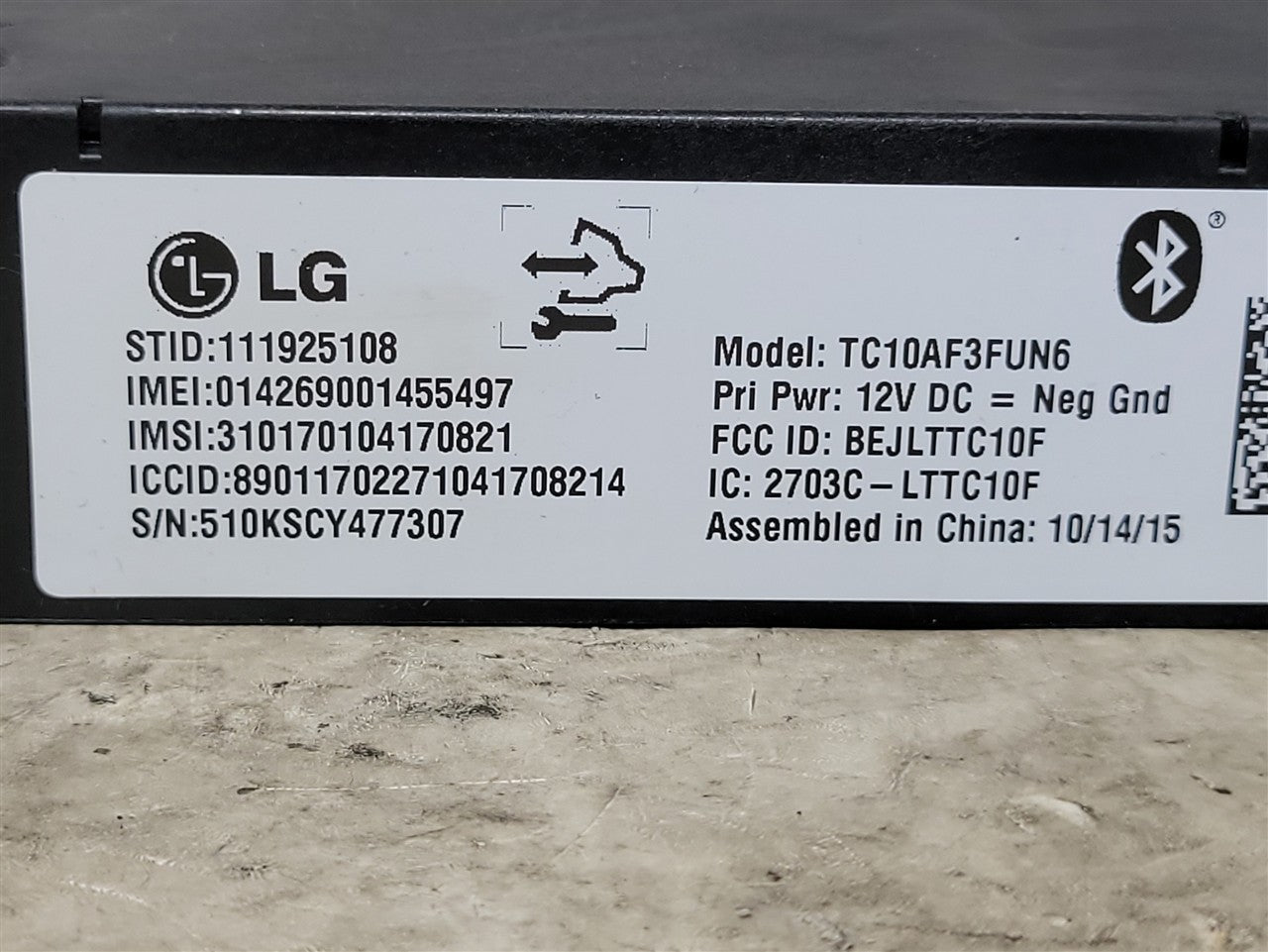 2016 CAMARO ONSTAR COMMUNICATION MODULE 84022547 34156 - image 11