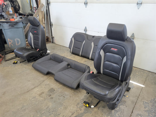 2016 CAMARO FRONT & REAR LEATHER SEATS 34236 - image 2
