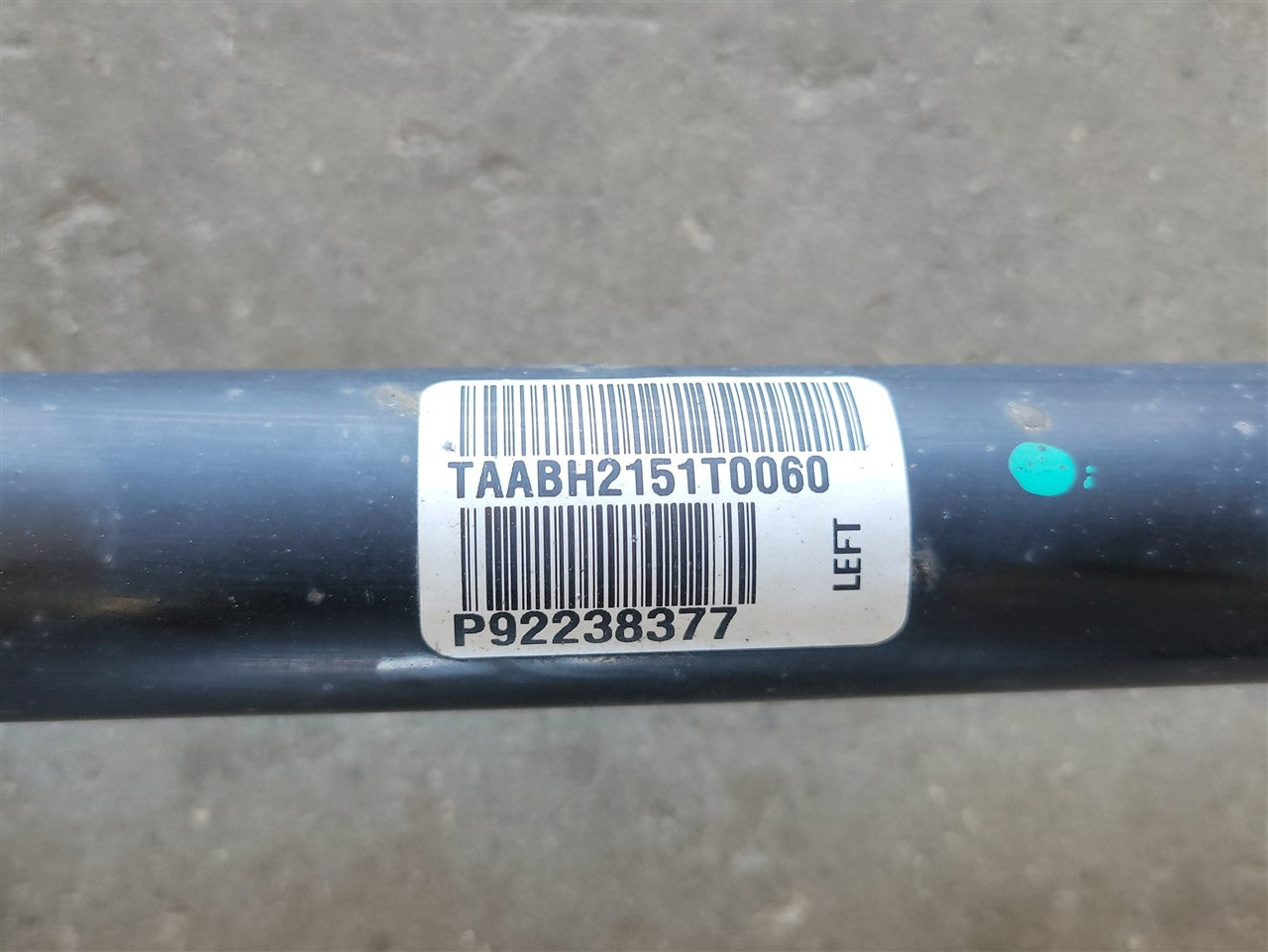 Used OEM 2010-2015 CAMARO REAR CV AXLE SHAFT LH DRIVER SS, actual item photo 9