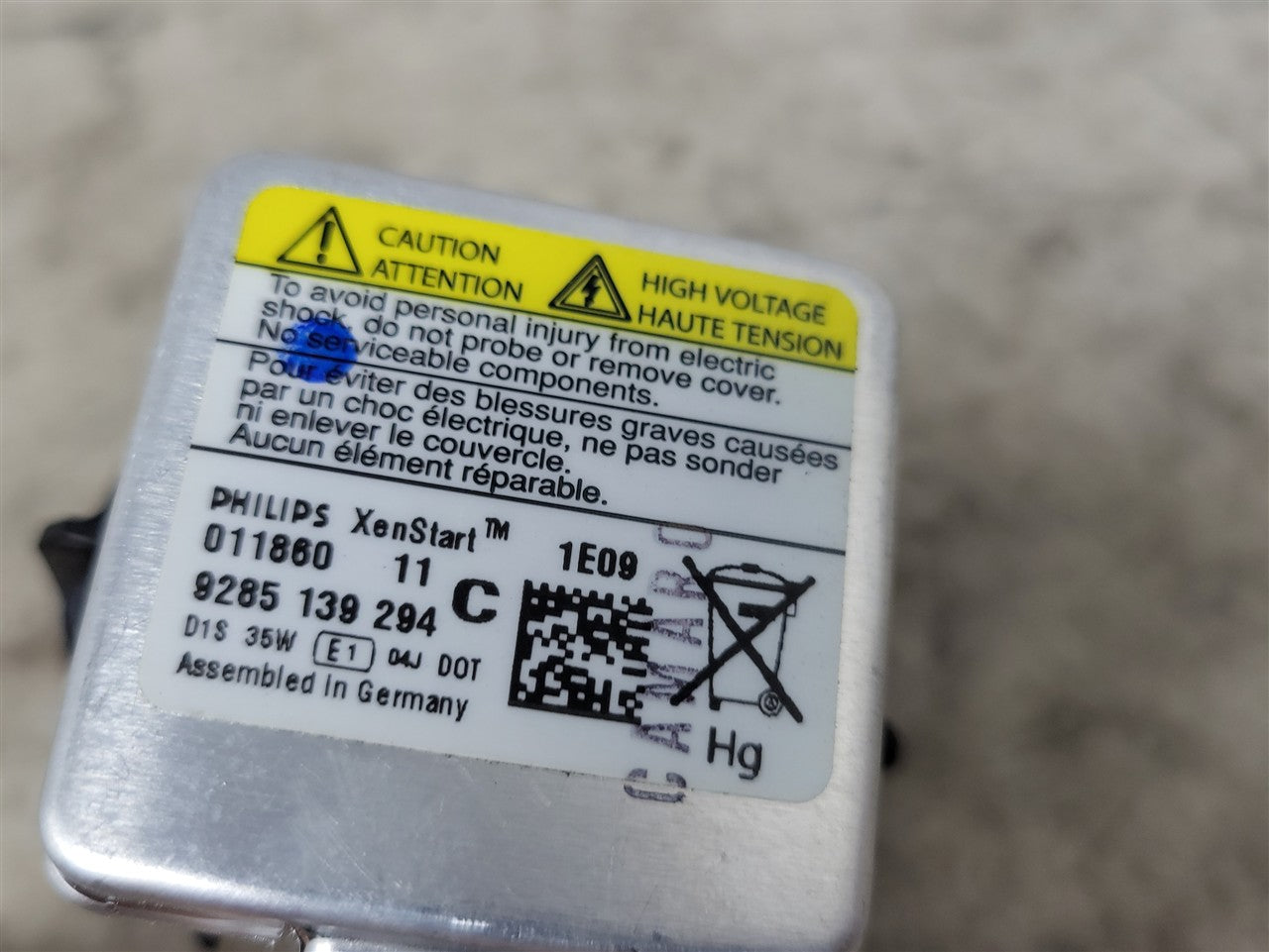 Used OEM 2014-2015 CAMARO HEADLAMP BALLAST & D3S BULB DRIVER LH OR, actual item photo 10
