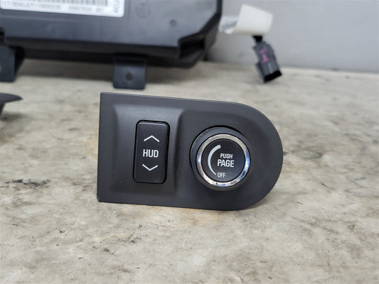 Used OEM 2011-2013 CAMARO HEADS UP DISPLAY WITH SWITCH AND TRIM, actual item photo 2