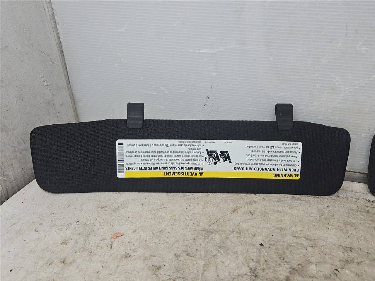 Used OEM 2011-2015 CAMARO CONVERTIBLE SUN VISORS PAIR DRIVER LH, actual item photo 14
