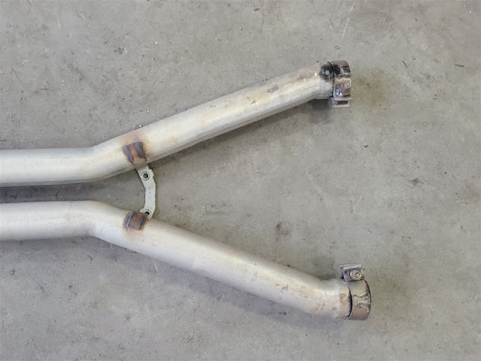Used OEM 2009-2011 CORVETTE C6 OEM MID EXHAUST WITH X PIPE 2 5 INCH, actual item photo 2