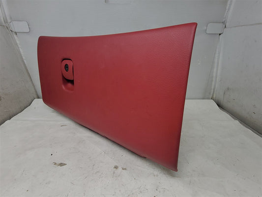 Used OEM 2006-2013 CORVETTE C6 GLOVE BOX WITH LATCH RED 15924026, actual item photo 2