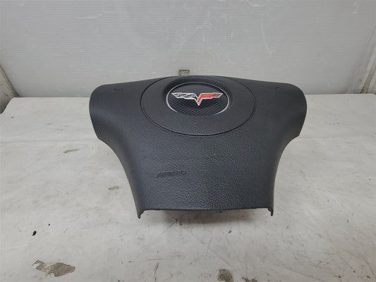 Used OEM 2006-2011 CORVETTE C6 STEERING WHEEL AIR BAG DRIVER LH BLACK, actual item photo 2