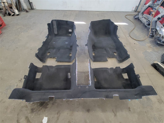 Used OEM 2016 CAMARO FRONT AND REAR CARPET COUPE BLACK, actual item photo 2