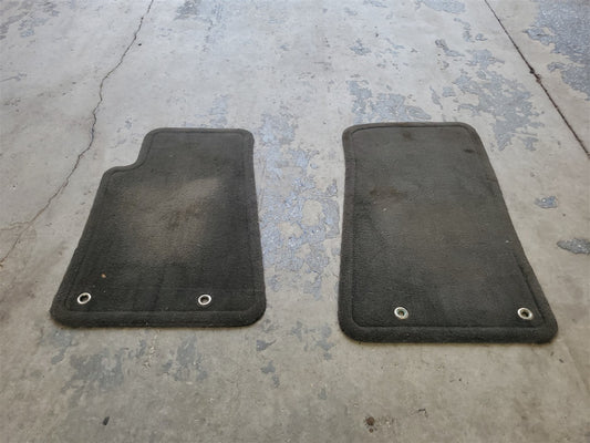 Used OEM 2010-2015 CAMARO OEM FRONT FLOOR MATS BLACK CARPET, actual item photo 2