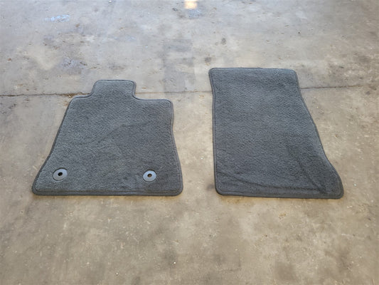 Used OEM 2016-2024 CAMARO OEM FRONT FLOOR MATS PAIR BLACK CARPET, actual item photo 2