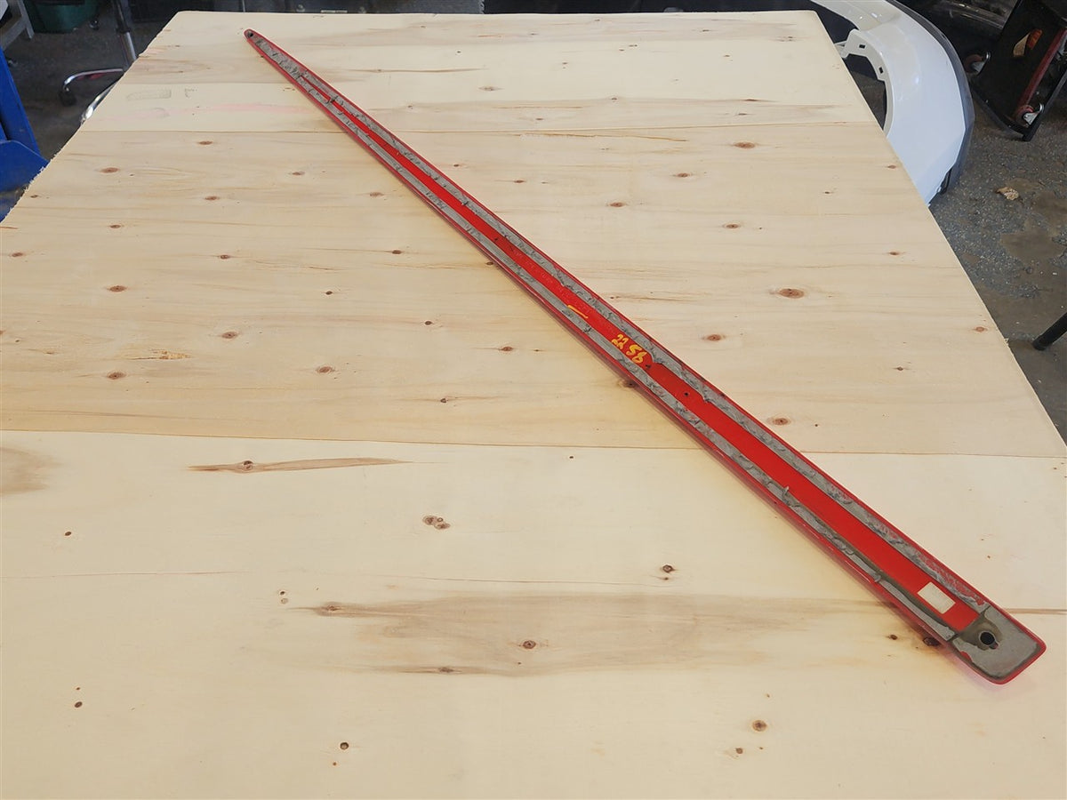 Used OEM 1997-2004 CORVETTE C5 FRONT DOOR MOLDING TRIM DRIVER LH RED, actual item photo 12