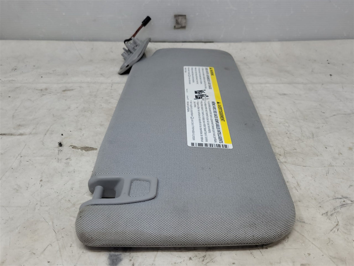 Used OEM 2014-2019 SIERRA SILVERADO SUN VISOR DRIVER LH LIGHTED ASH, actual item photo 13