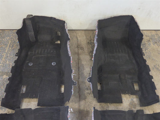 Used OEM 2018 CAMARO FRONT AND REAR CARPET COUPE BLACK, actual item photo 2