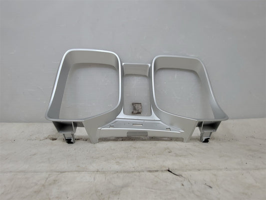 Used OEM 2010-2015 CAMARO INSTRUMENT CLUSTER TRIM BEZEL SILVER, actual item photo 2