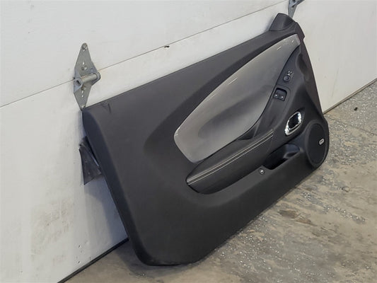 Used OEM 2010-2011 CAMARO FRONT DOOR PANEL TRIM DRIVER LH BLACK, actual item photo 2