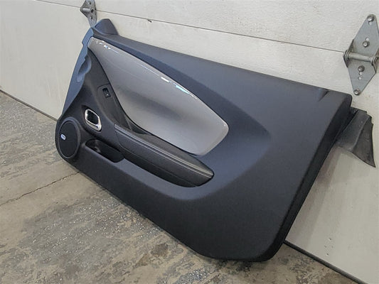 Used OEM 2010-2011 CAMARO COUPE FRONT PASSENGER RH DOOR PANEL TRIM, actual item photo 2