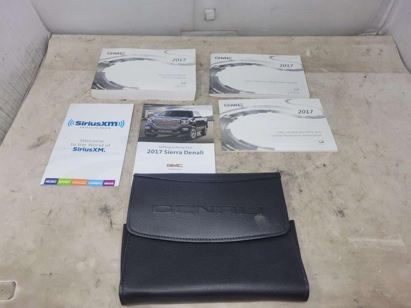 2017 SIERDEN15 OWNERS MANUAL LITERATURE AND LEATHER 1044 - image 1