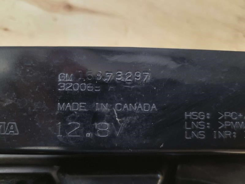 2010 IMPALA RH PASSENGER TAIL LIGHT 15873297 1062 - image 8