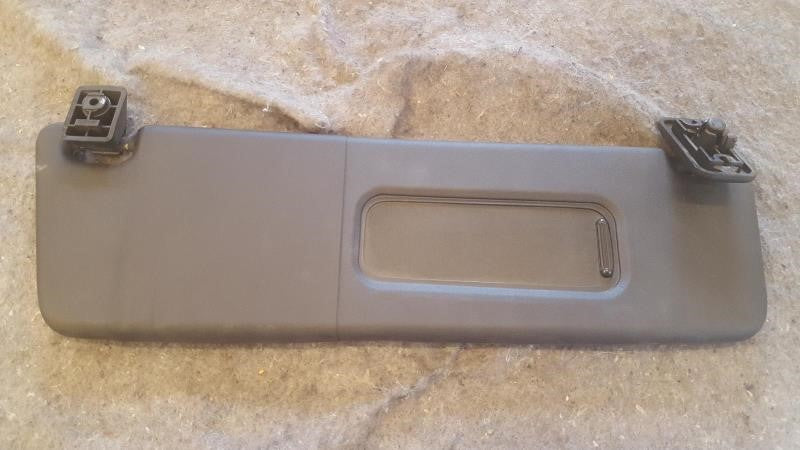 2010 CAMARO RH PASSENGER SUN VISOR BLACK 1229 - image 1