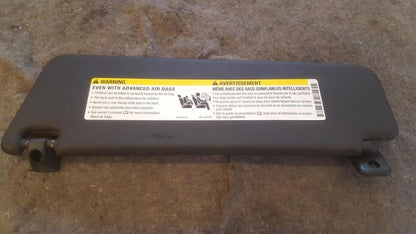 2010 CAMARO RH PASSENGER SUN VISOR BLACK 1229 - image 3