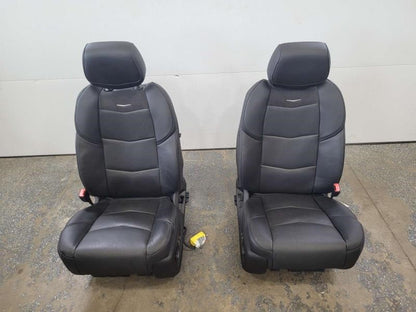 2016 ESCALADE FRONT SEATS, BLACK LEATHER, PAIR 33K 2090 - image 1