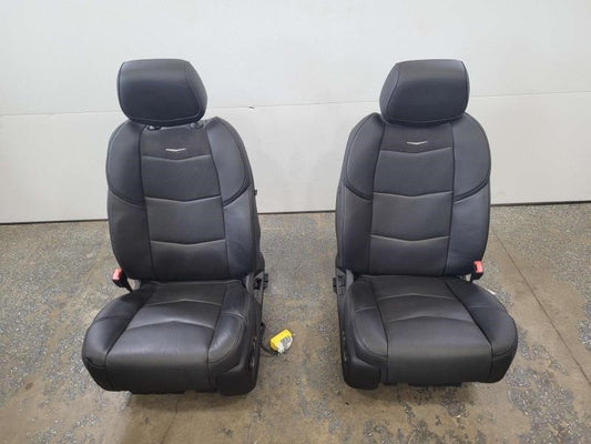 2016 ESCALADE FRONT SEATS, BLACK LEATHER, PAIR 33K 2090 - image 1