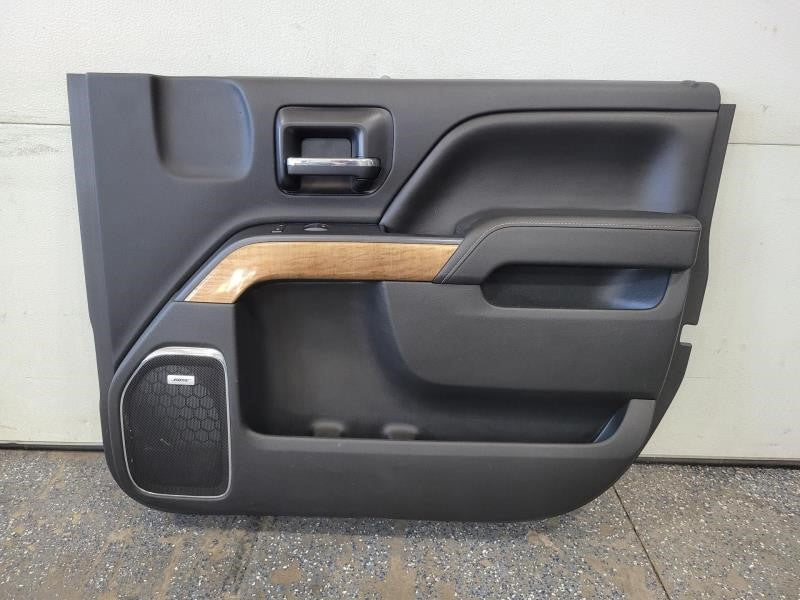 2014 SILVRDO15 RH FRONT DOOR PANEL, BLACK, LEATHER, 231 - image 1