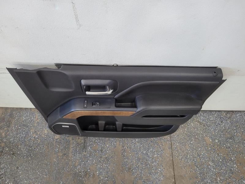 2014 SILVRDO15 RH FRONT DOOR PANEL, BLACK, LEATHER, 231 - image 2