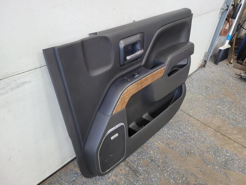 2014 SILVRDO15 RH FRONT DOOR PANEL, BLACK, LEATHER, 231 - image 3