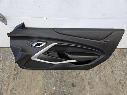 2018 CAMARO RH PASSENGER FRONT DOOR PANEL BLACK 24161 - image 2