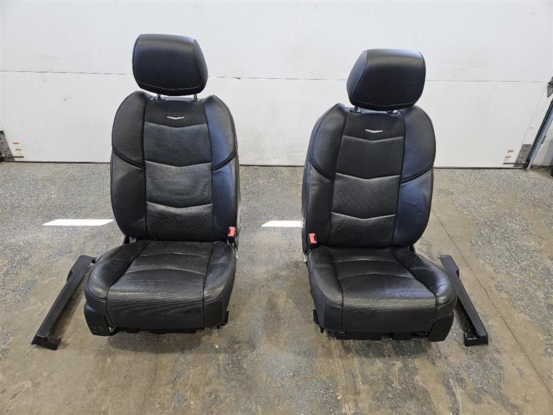 2017 ESCALADE FRONT BLACK SEATS PAIR W/LANE ASSIST 24239 - image 1