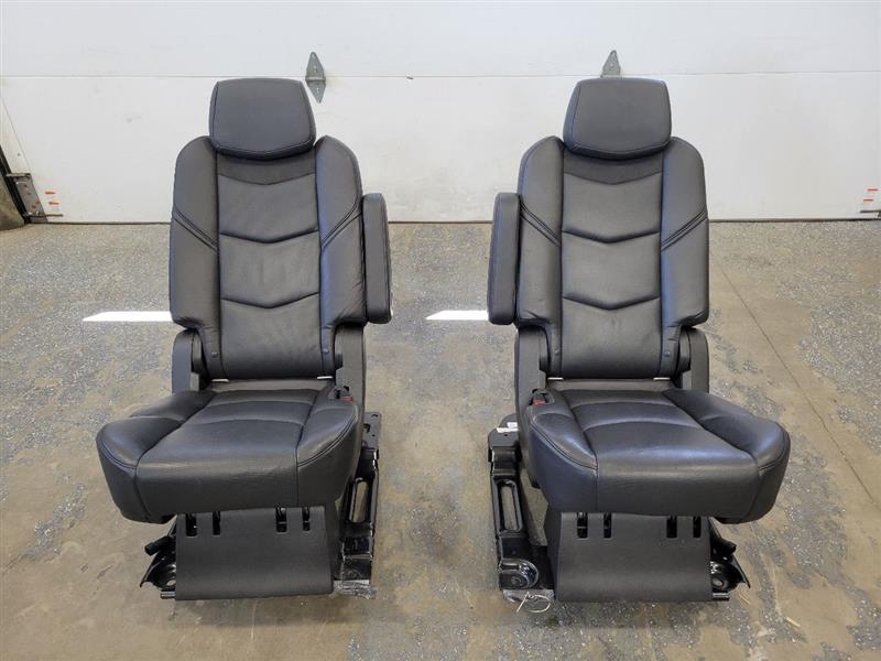 2017 ESCALADE 2ND ROW BUCKET BLACK LEATHER SEATS 24240 - image 1