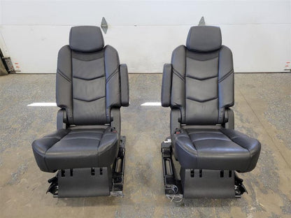 2017 ESCALADE 2ND ROW BUCKET BLACK LEATHER SEATS 24240 - image 1