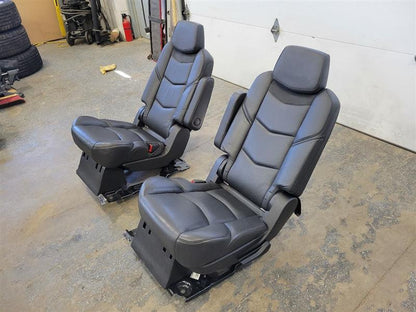 2017 ESCALADE 2ND ROW BUCKET BLACK LEATHER SEATS 24240 - image 3