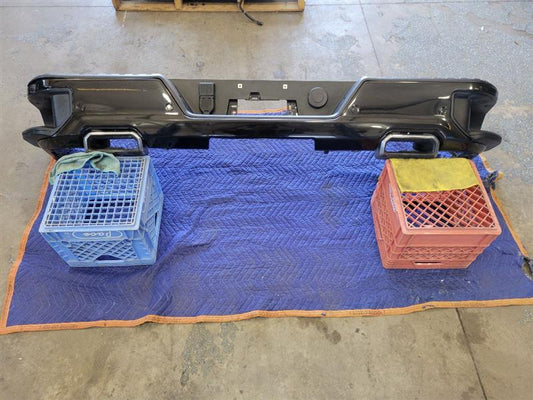 2020 SIERDEN15 REAR BUMPER BLACK 2D1 DUAL EXHAUST 24525 - image 1