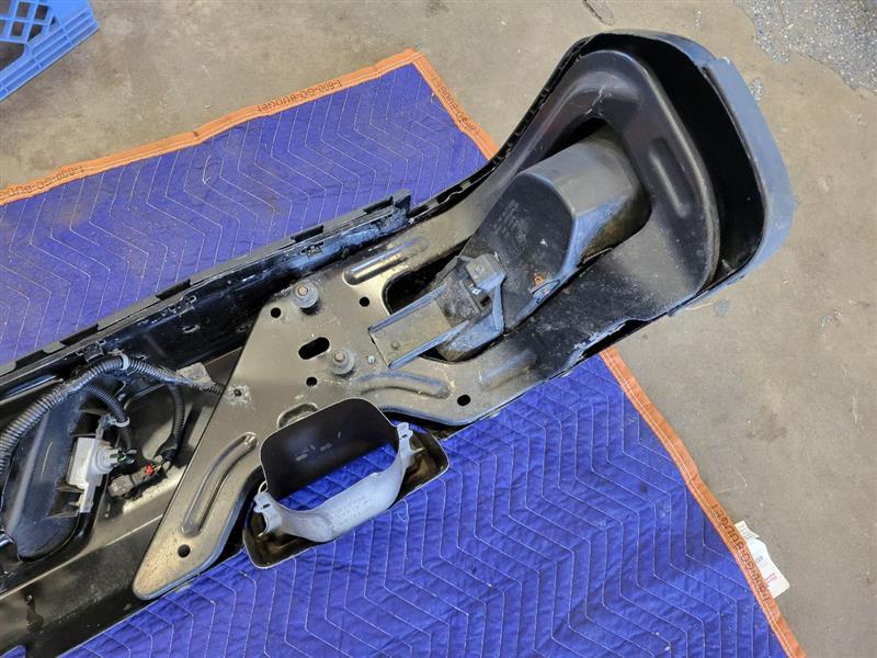 2020 SIERDEN15 REAR BUMPER BLACK 2D1 DUAL EXHAUST 24525 - image 17