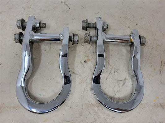 2018 SILVRDO15 OEM CHROME TOW HOOKS WITH HARDWARE 24707 - image 1
