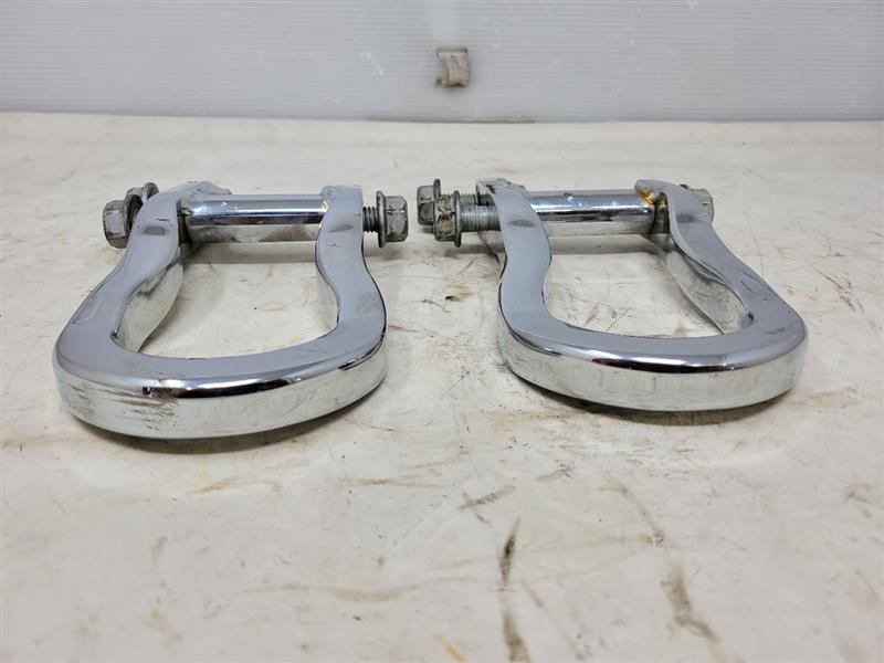 2018 SILVRDO15 OEM CHROME TOW HOOKS WITH HARDWARE 24707 - image 2