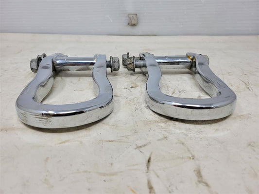 2018 SILVRDO15 OEM CHROME TOW HOOKS WITH HARDWARE 24707 - image 2
