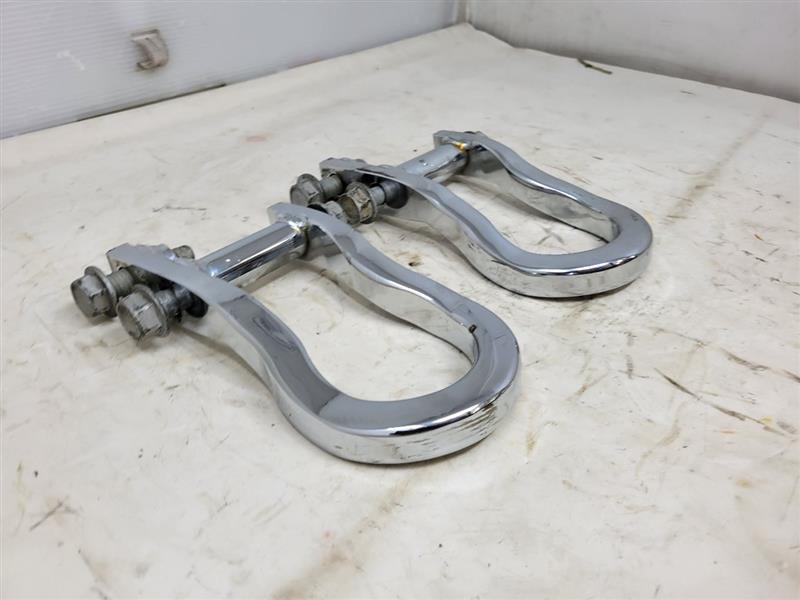 2018 SILVRDO15 OEM CHROME TOW HOOKS WITH HARDWARE 24707 - image 3