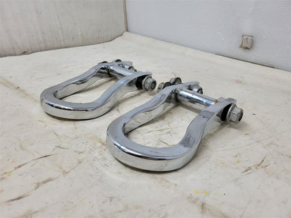 2018 SILVRDO15 OEM CHROME TOW HOOKS WITH HARDWARE 24707 - image 4