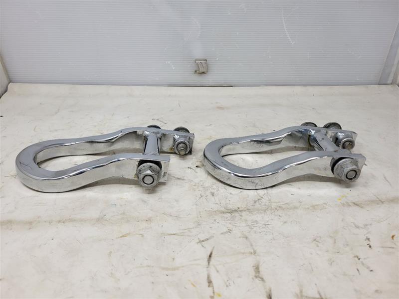 2018 SILVRDO15 OEM CHROME TOW HOOKS WITH HARDWARE 24707 - image 5