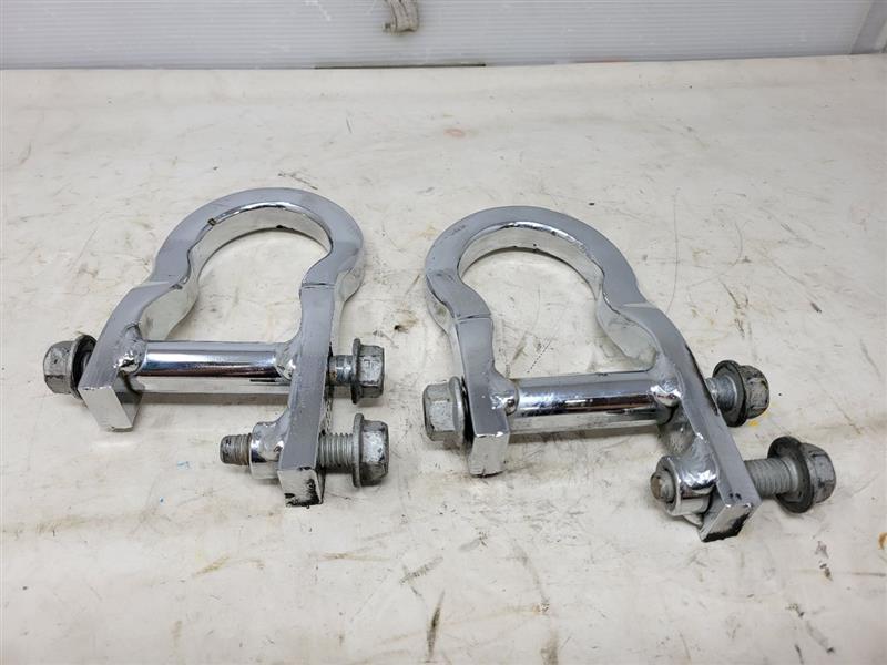 2018 SILVRDO15 OEM CHROME TOW HOOKS WITH HARDWARE 24707 - image 6