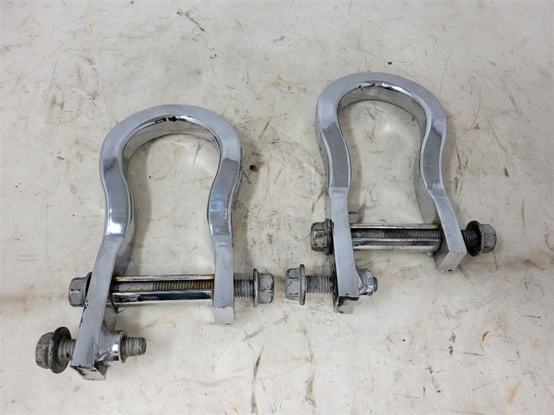 2018 SILVRDO15 OEM CHROME TOW HOOKS WITH HARDWARE 24707 - image 8