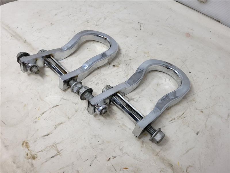 2018 SILVRDO15 OEM CHROME TOW HOOKS WITH HARDWARE 24707 - image 10